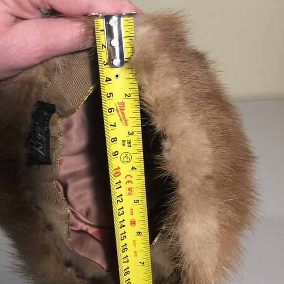 Vintage Women's Genuine Fur Lined Hat Reggi of Wilshire - Picture 9 of 11